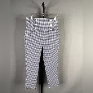 Unique Vintage Gingham Capris